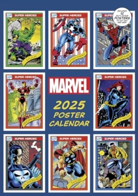 Marvel 2025 Poster Calendar (Calendar) (2025)