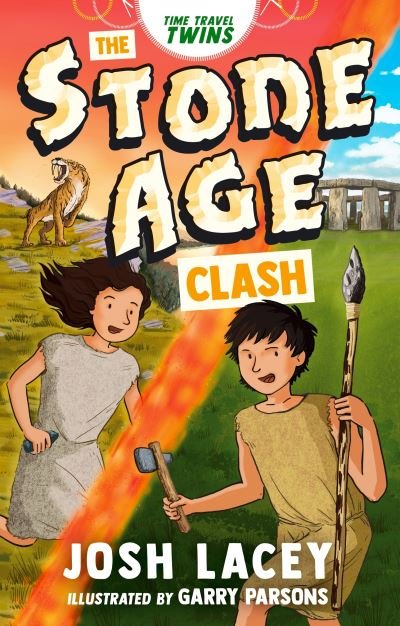 Cover for Josh Lacey · Time Travel Twins: The Stone Age Clash - Time Travel Twins (Paperback Bog) (2024)