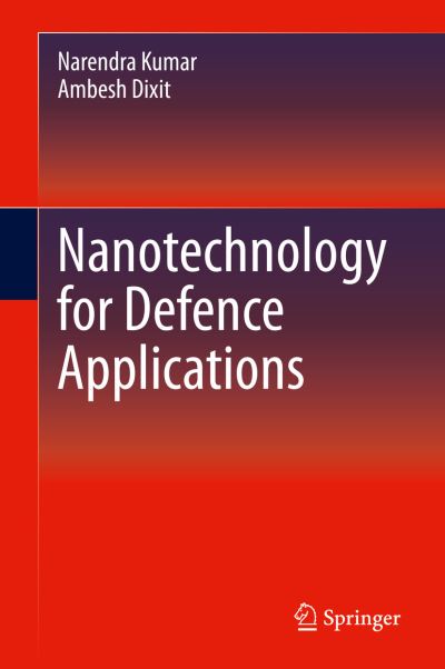 Cover for Kumar · Nanotechnology for Defence Applications (Book) [1st ed. 2019 edition] (2019)