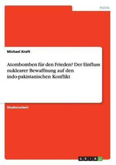 Cover for Kraft · Atombomben für den Frieden? Der E (Bog) (2016)