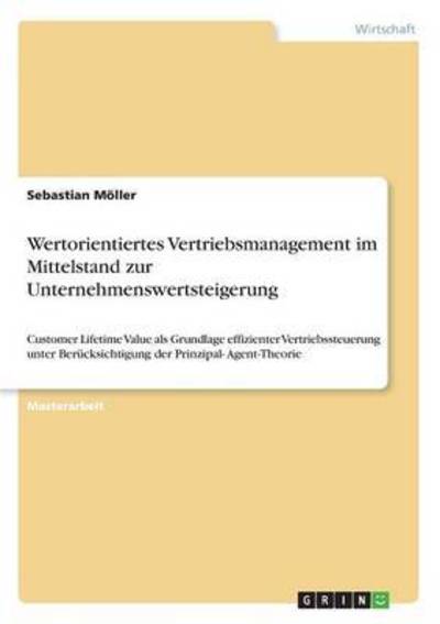 Cover for Möller · Wertorientiertes Vertriebsmanage (Book) (2016)