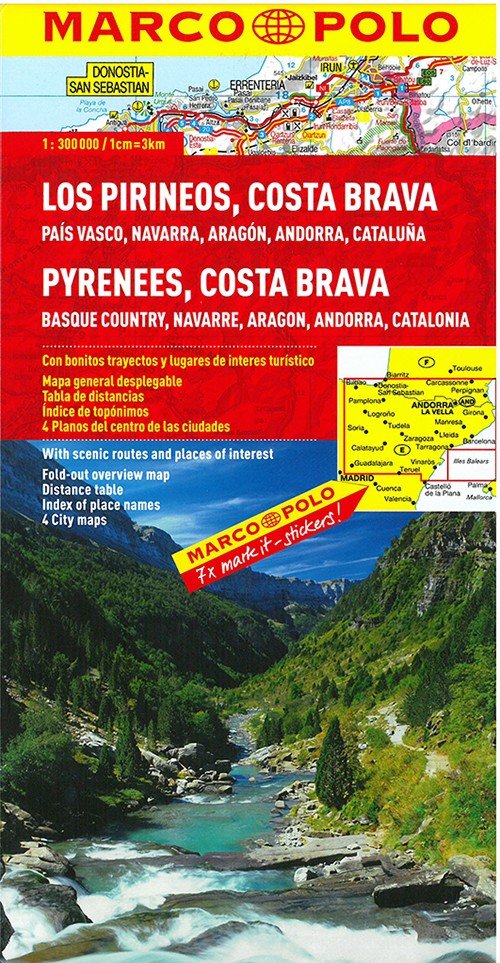 Cover for Mair-Dumont · Marco Polo: Pyrenees, Costa Brava, Basque Country, Navarre, Aragon, Andorra, Catalonia (Hardcover Book) (2014)