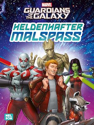 Cover for MARVEL: Guardians of the Galaxy: Heldenhafter Malspaß (Book) (2024)