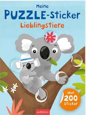 Cover for Julia Reyelt · Meine Puzzle-Sticker – Lieblingstiere (Book) (2024)