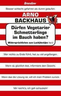 Cover for Backhaus · Backhaus:dÃ¼rfen Vegetarier Schmetterlin (Book)