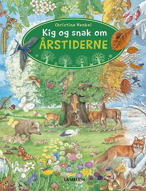 Cover for Christine Henkel · Kig og snak: Kig og snak om Årstiderne (Cardboard Book) [1. Painos] (2022)