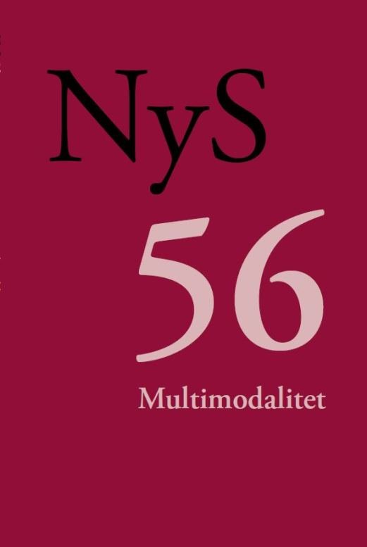 Cover for NyS. Nydanske Sprogstudier: NyS 56 (Sewn Spine Book) [1st edition] (2019)