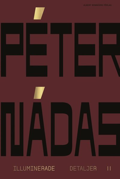 Cover for Peter Nádas · Illuminerade detaljer 2 (Gebundesens Buch) (2022)