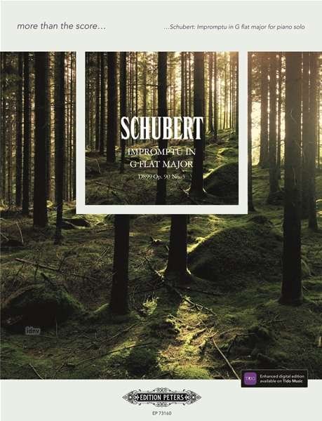 Cover for Schubert · Schubert Impromptu in G Flat Major - More Than the Score Piano (Pocketbok) (2022)