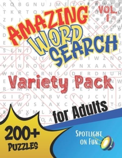 Cover for Gems Press · Amazing Word Search for Adults Variety Pack Vol. 1: Word Puzzle Book for Adults, Seniors (Pocketbok) (2022)