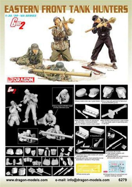 1/35 Eastern Front Tank Hunters Wwii - Dragon - Merchandise - Marco Polo - 0089195862792 - 