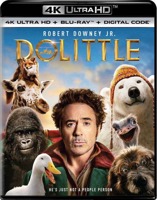 Cover for Dolittle (4K Ultra HD) (2020)