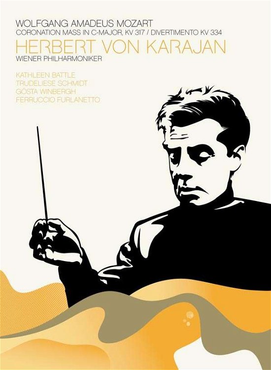 Cover for Herbert Von Karajan · Wolfgang Amadeus Mozart: Coronation Mass K317/Divertimento K334 (DVD) (2015)