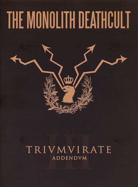 Cover for Monolith Deathcult · Trivmvirate (CD) (2016)