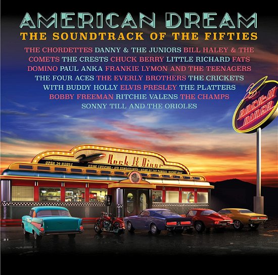 Cover for American Dream / Various · American Dream - the Soundtrack of the Fifties (Turquoise) (LP) (2022)