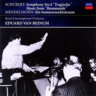Cover for Eduard Van Beinum · Schubert: Symphony No.4/R (CD) (2007)