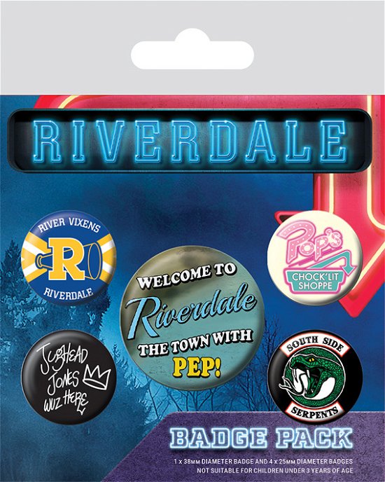 Riverdale - Pack 5 Badges - Icons - Riverdale - Merchandise -  - 5050293806792 - 2. september 2019