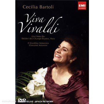 Cover for Bartoli / Armonico / Antonini · Viva Vivaldi (DVD) (2009)