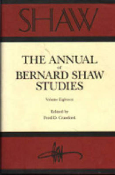 Cover for Crawford · Annual of Bernard Shaw Studies (Hardcover Book) (1998)