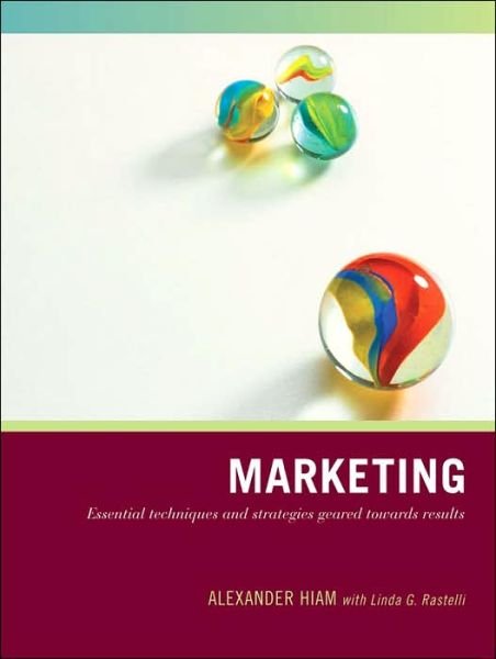 Cover for Hiam, Alexander (University of Massachusetts at Amherst) · Wiley Pathways Marketing (Paperback Book) (2006)