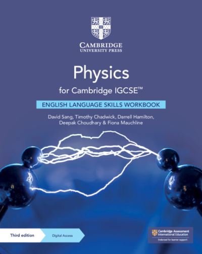 Cover for David Sang · Physics for Cambridge IGCSE (TM) English Language Skills Workbook with Digital Access (2 Years) (Paperback Book) (2022)