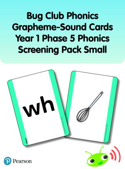 Cover for Rhona Johnston · Bug Club Phonics Grapheme-Sound Cards Year 1 Phase 5 Phonics Screening Pack (Small) - Phonics Bug (Flashcards) (2022)