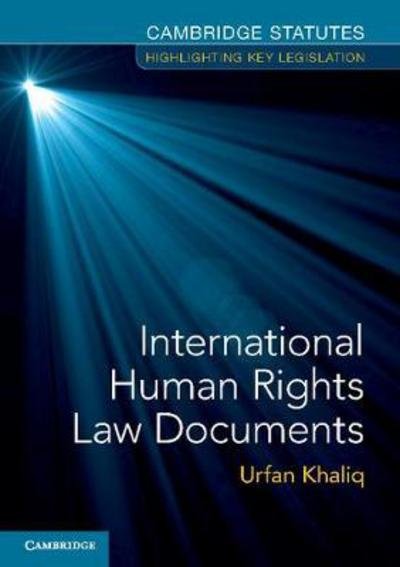 Cover for Urfan Khaliq · International Human Rights Law Documents (Paperback Book) (2018)