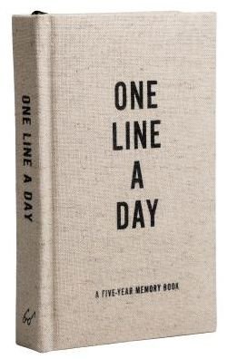 Canvas One Line a Day: A Five-Year Memory Journal - One Line a Day - Chronicle Books - Andere - Chronicle Books - 9781452174792 - 29 januari 2019