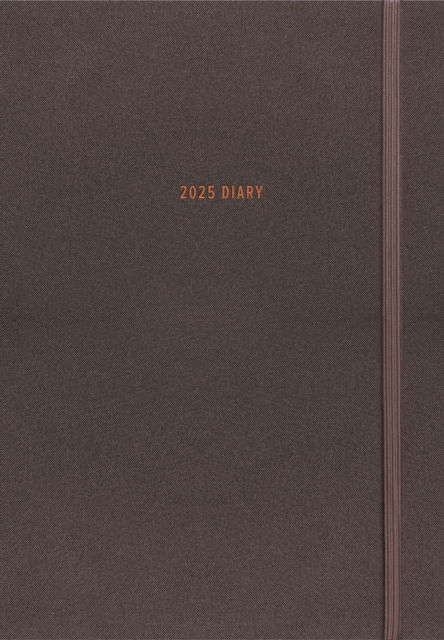 Cover for Carousel Calendars · Charcoal A5 Diary 2025 (Paperback Book) (2024)