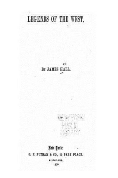 Cover for Professor James Hall · Legends of the West (Pocketbok) (2016)