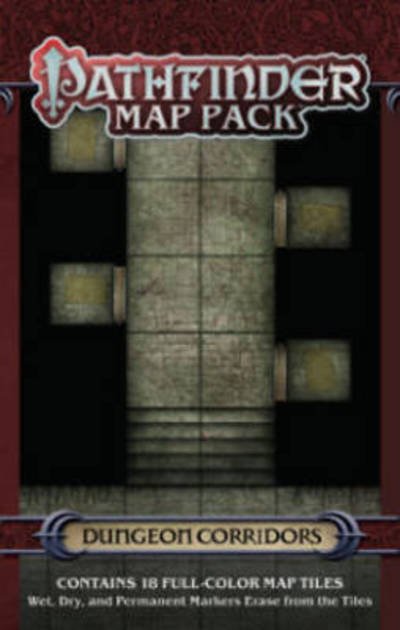 Pathfinder Map Pack: Dungeon Corridors - Jason A. Engle - Brætspil - Paizo Publishing, LLC - 9781601255792 - 12. november 2013
