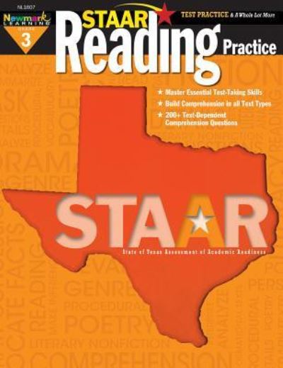 Cover for Newmark Learning · Staar Reading Practice Grade 3 Teacher Resource (Paperback Book) (2019)