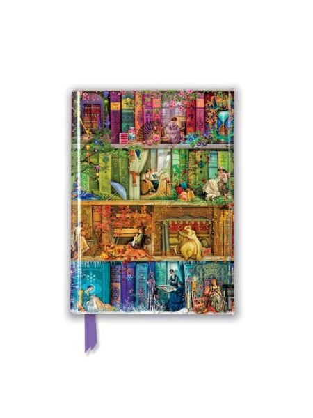 Cover for Aimee Stewart: A Stitch in Time Bookshelf (Foiled Pocket Journal) - Flame Tree Pocket Notebooks (Schreibwaren) [New edition] (2019)