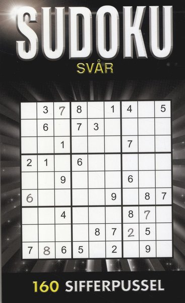 Cover for Michiko Yamato · Sudoku Svår Svart (Paperback Book) (2019)