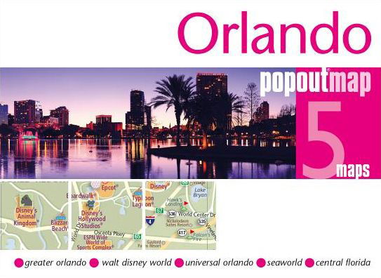 Cover for Popout Map · Orlando PopOut Map: Handy pocket size pop up map of Orlando and Walt Disney World Resort - PopOut Maps (Landkart) (2019)