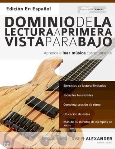 Cover for Joseph Alexander · Dominio de la Lectura a Primera Vista Para Bajo (Pocketbok) (2016)