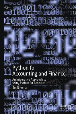 Cover for Sunil Kumar · Python for Accounting and Finance (Buch) (2024)