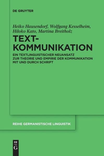 Cover for Hausendorf · Textkommunikation (Book) (2019)