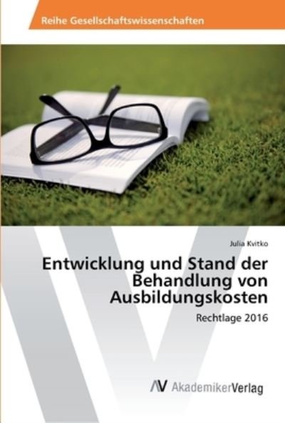Cover for Kvitko · Entwicklung und Stand der Behand (Book) (2016)