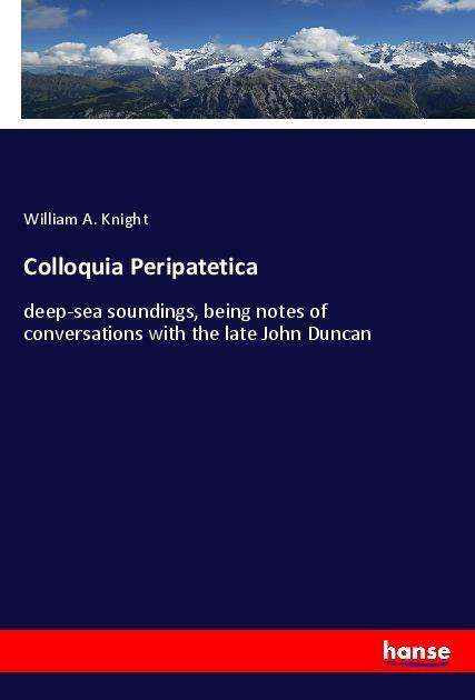 Cover for Knight · Colloquia Peripatetica (Book)