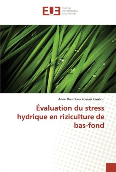 Cover for Armel Koumbou Kouassi Kambou · Évaluation du stress hydrique en riziculture de bas-fond (Taschenbuch) (2020)