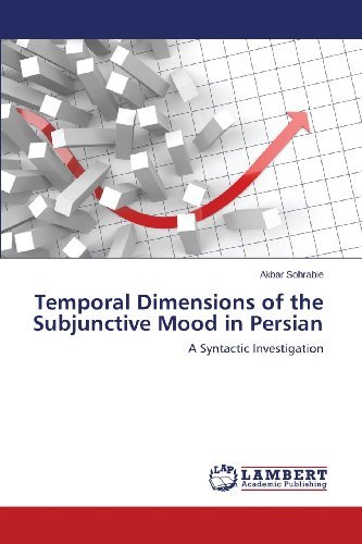 Cover for Akbar Sohrabie · Temporal Dimensions of the Subjunctive Mood in Persian: a Syntactic Investigation (Pocketbok) (2013)