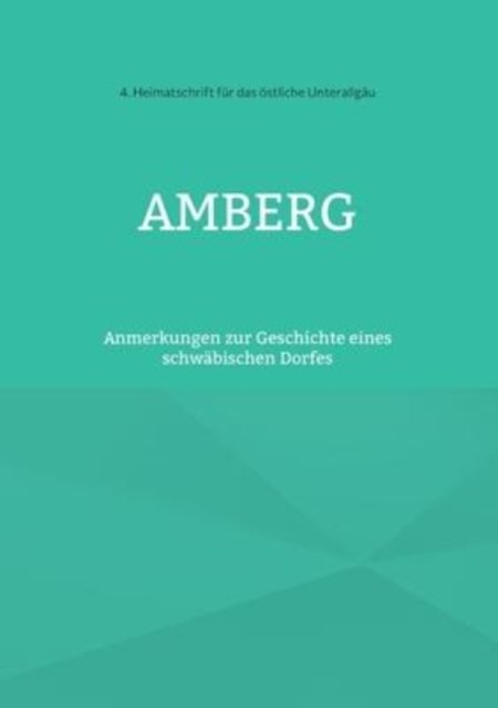 Cover for Alois Epple · Amberg (Paperback Book) (2022)