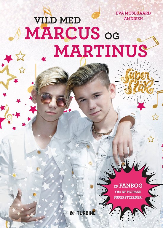 Cover for Eva Mosegaard Amdisen · Vild med Marcus og Martinus (Inbunden Bok) [1:a utgåva] (2017)