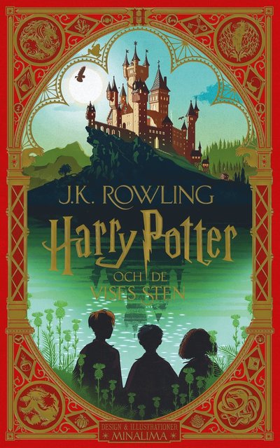 Cover for J.K. Rowling · Harry Potter och de vises sten (jubileumsutgåva av MinaLima) (Hardcover Book) (2024)