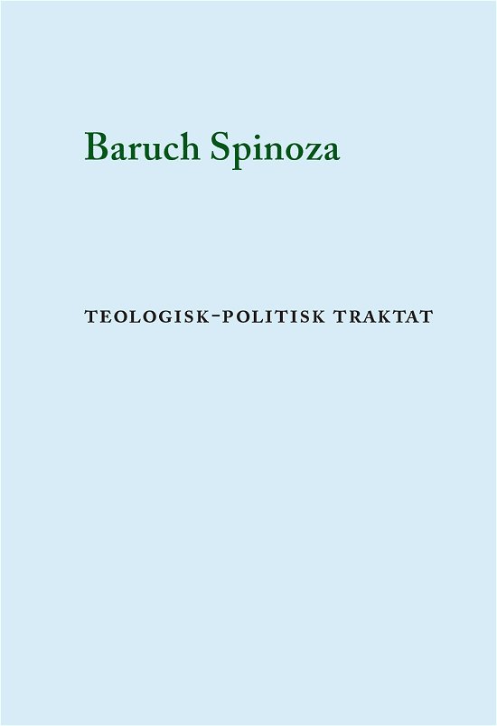 Cover for Baruch Spinoza · Teologisk-politisk traktat (Book) (2016)