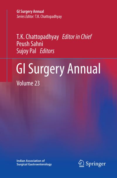 Cover for GI Surgery Annual: Volume 23 - GI Surgery Annual (Paperback Book) [Softcover Reprint of the Original 1st 2017 edition] (2018)