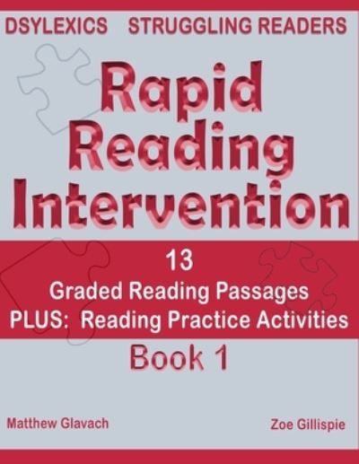 Cover for Zoe Gillispie · Rapid Reading Intervention, Book 1 (Paperback Book) (2020)