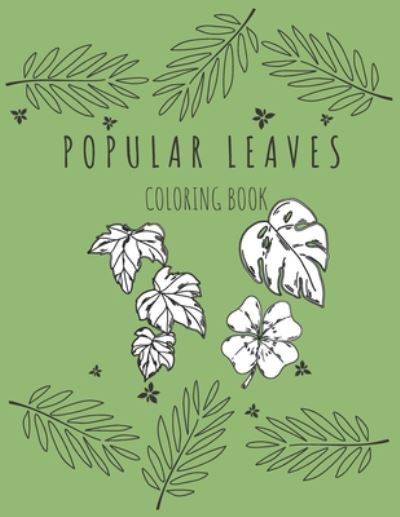 Cover for Pinky Cloud · Popular Leaves Coloring Book (Paperback Book) (2020)