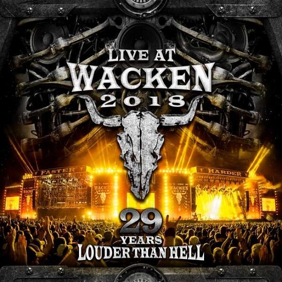Cover for Live at Wacken 2018: 29 Years Louder Than Hell · Live At Wacken 2018: 29 Years (DVD) (2019)